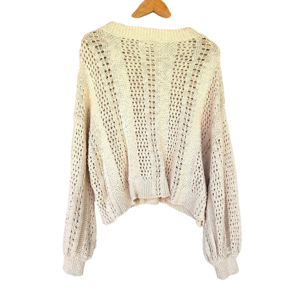 Spell and The Gypsy Collective Road To Paradise Knit Jumper Sweater Wheat Large - Picture 4 of 7